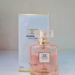 عطر وادکلن ادکلن زنانه MADEMASEL ادوپرفیوم برندENVY رایحه ملایم، شیرین، مرکباتی و گلی ماندگاری بالا 25 میل