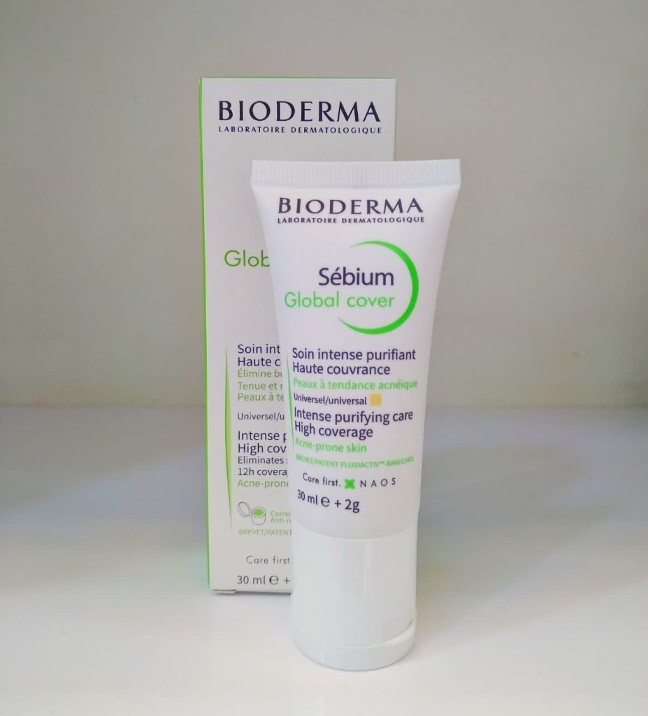 آرایشی کرم رنگی ضدآکنه و جوش سرسیاه برندBIODERMA 30میل